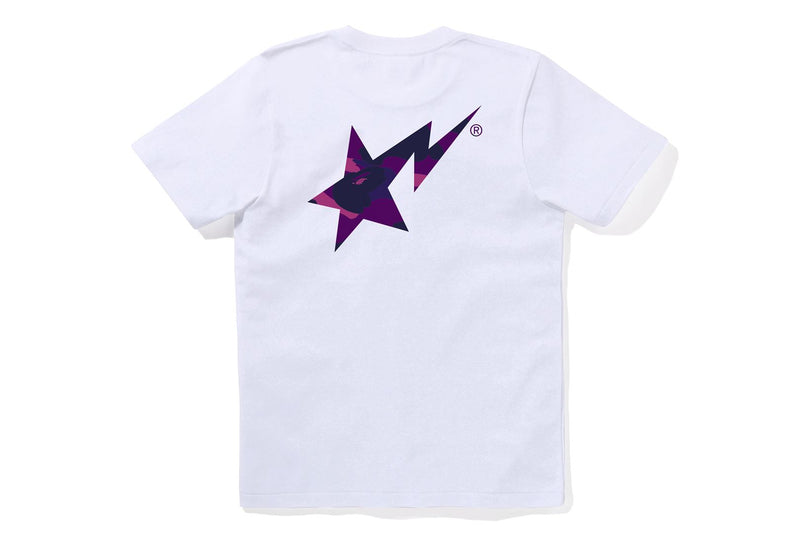 A BATHING APE® Color Camo BAPE STA Logo Tee Bape official