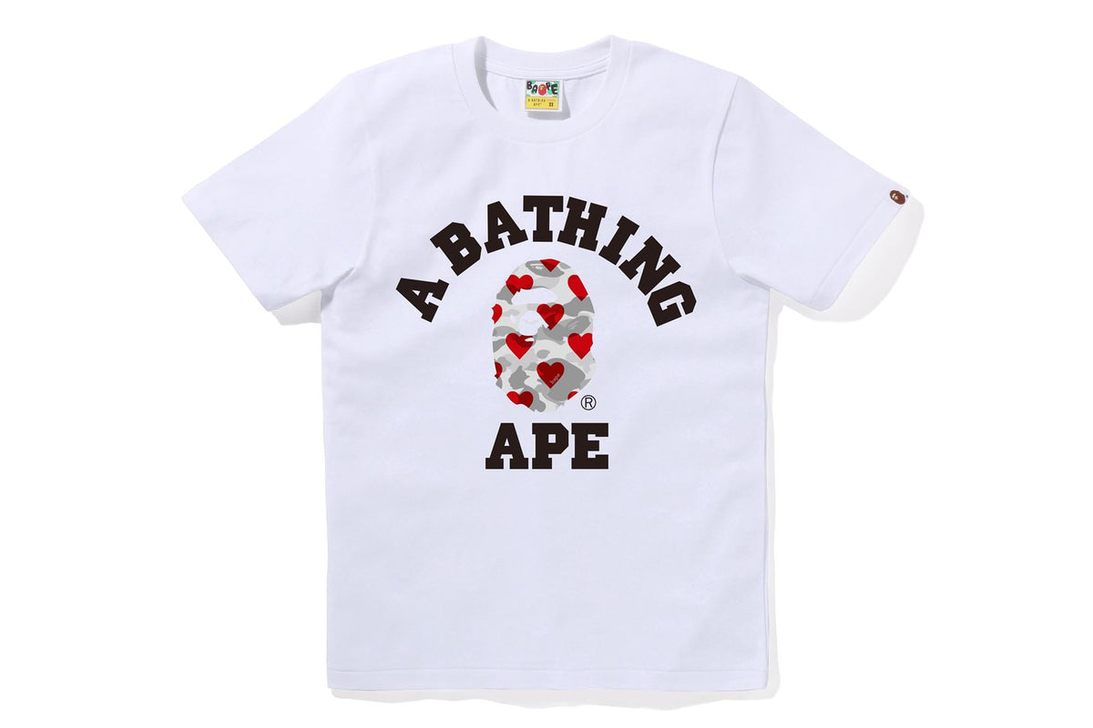 I LOVE BAPE COLLEGE TEE