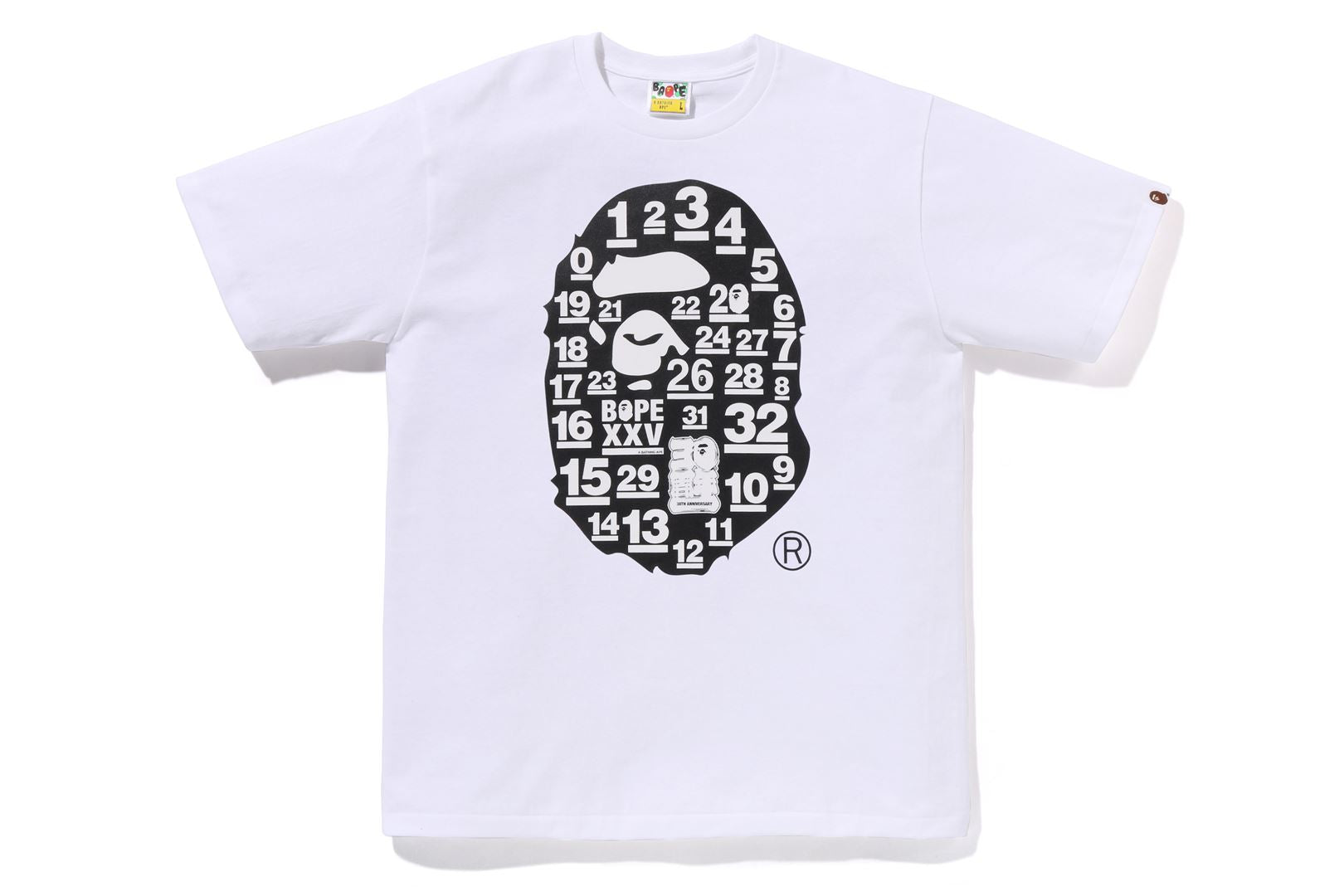 A BATHING APE® A Bathing Ape 32nd Anniv. Big Ape Head Tee | Bape