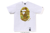 BAPE X VGM - APE HEAD CANVAS ART TEE