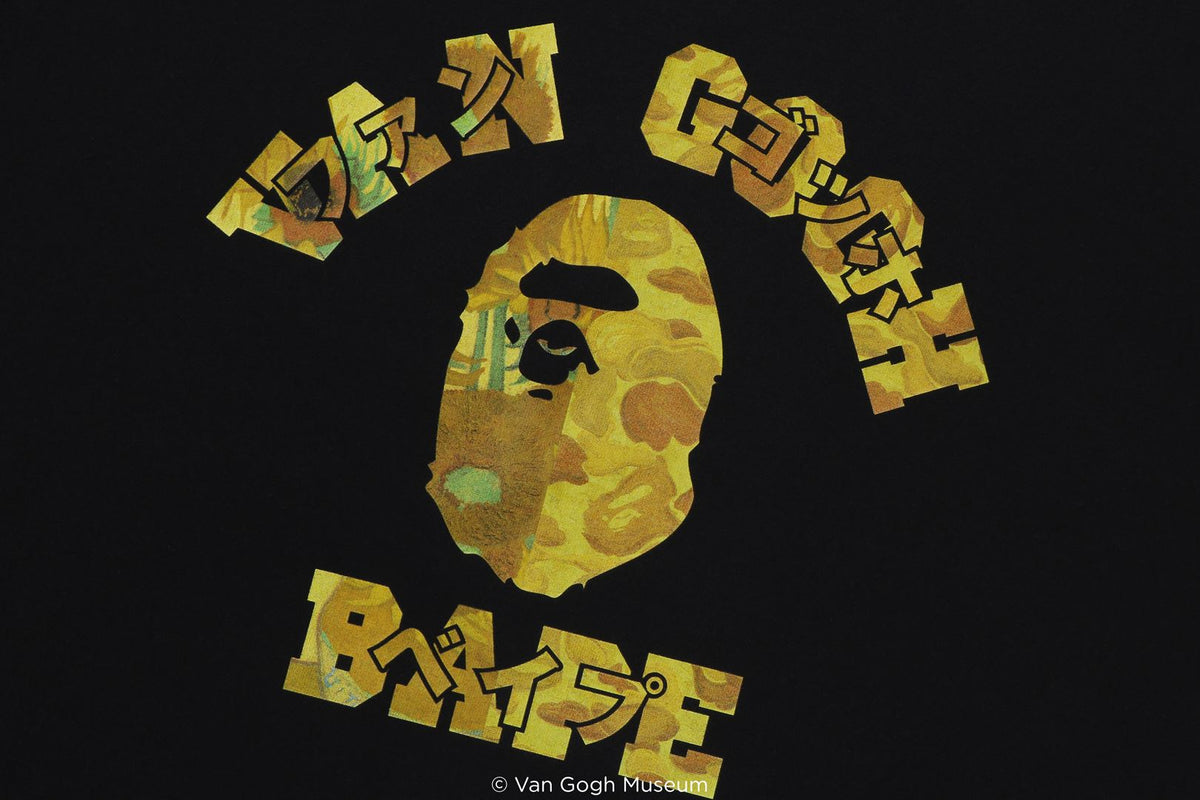 BAPE X VGM - COLLEGE TEE