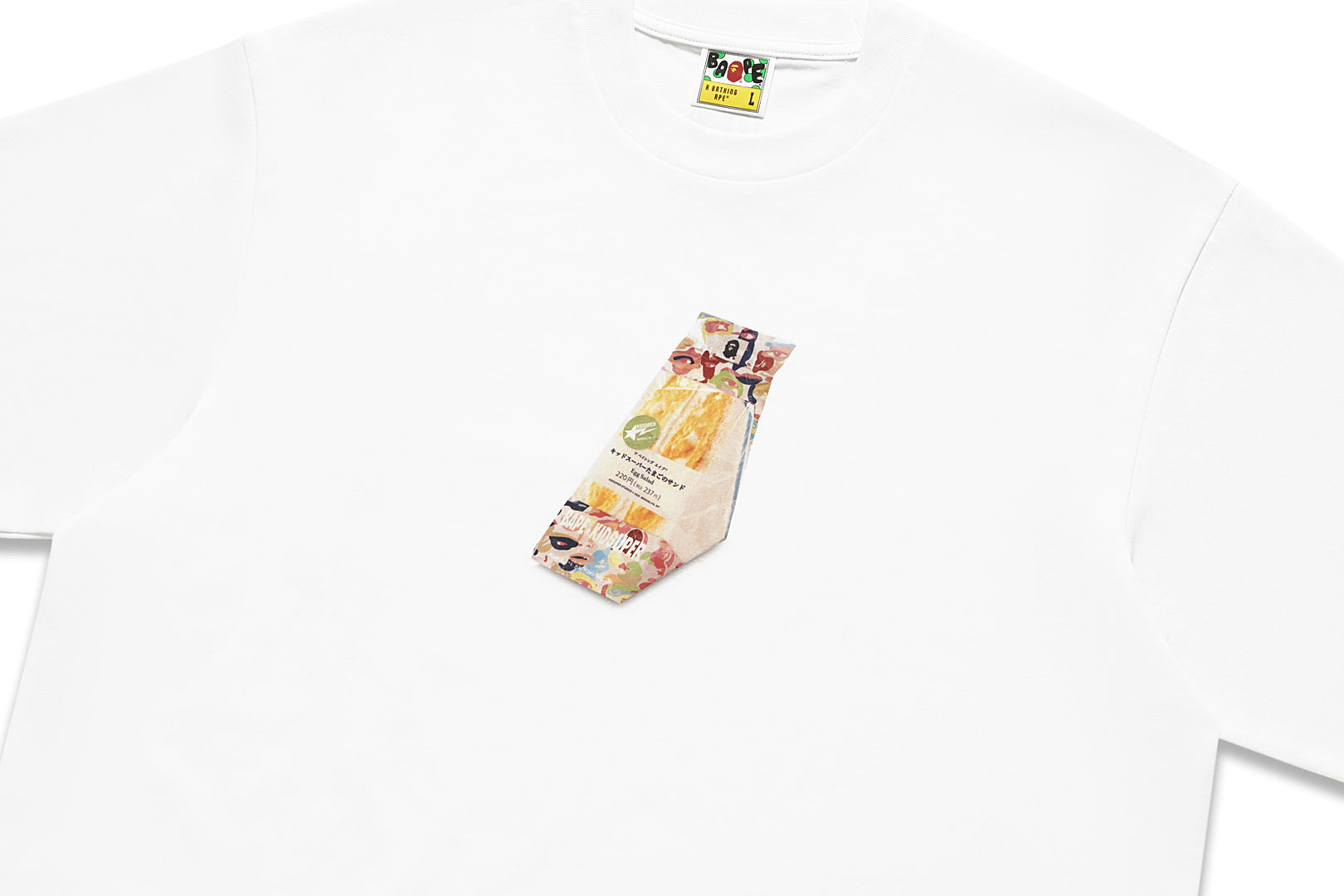 A BATHING APE® BAPE X Kidsuper Egg Sandwich Tee | Bape official