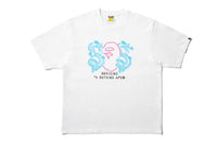 BAPE X 88RISING NEON LOGO RELAXED FIT TEE