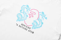 BAPE X 88RISING NEON LOGO RELAXED FIT TEE