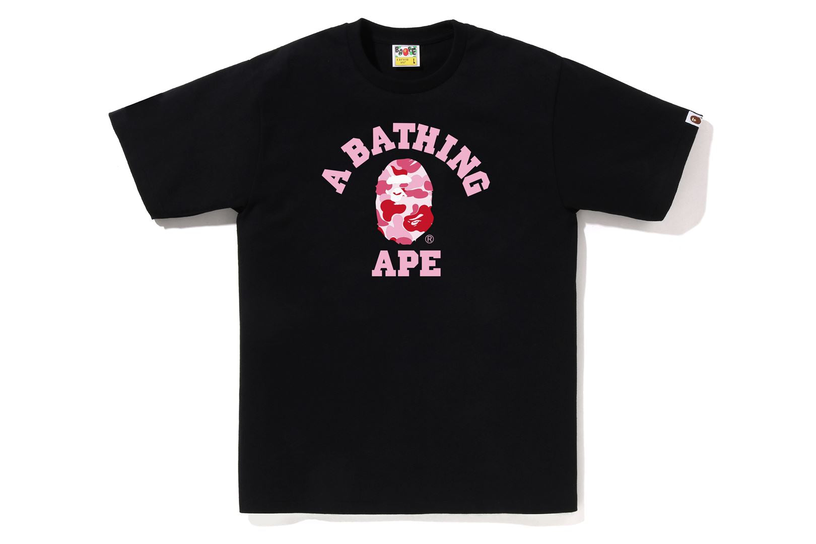 A BATHING APE® Abc Camo College Tee | Bape official website – uk