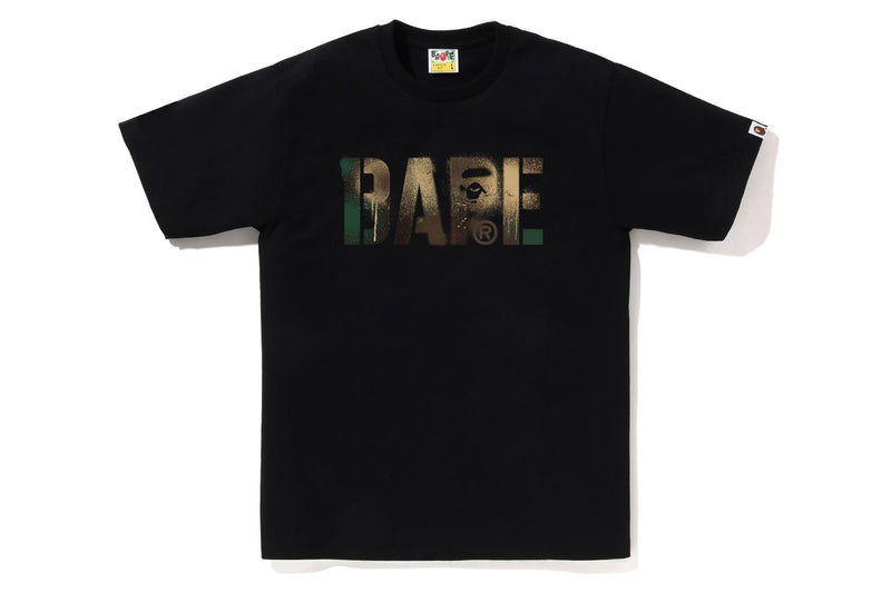 MAP CAMO STENCIL BAPE LOGO TEE