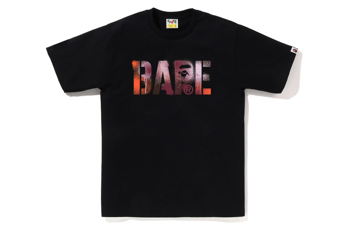 MAP CAMO STENCIL BAPE LOGO TEE