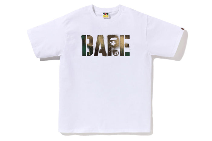 MAP CAMO STENCIL BAPE LOGO TEE