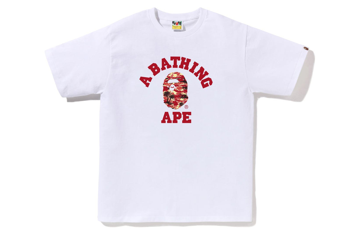 PALM TREE CAMO COLLEGE TEE