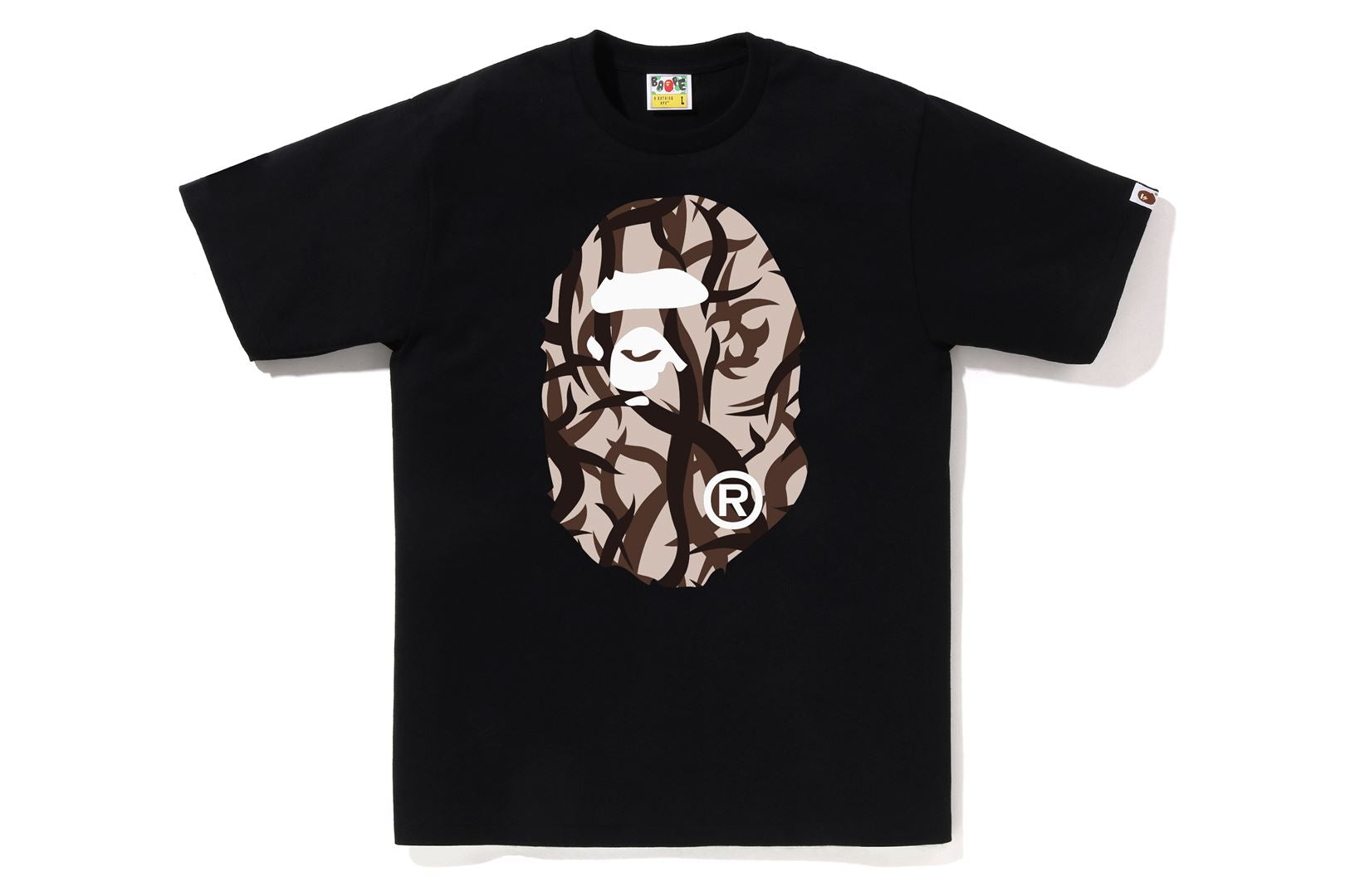 A BATHING APE® Trial Camo Big Ape Head Tee | Bape official website