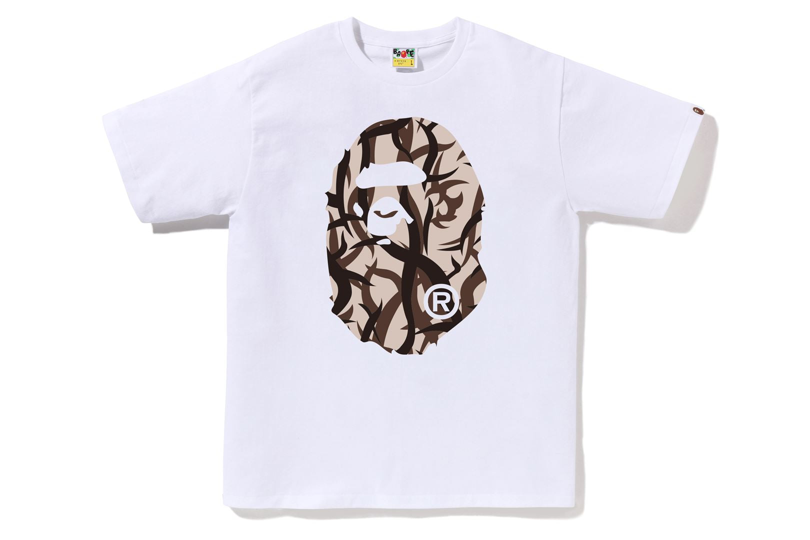 A BATHING APE® Trial Camo Big Ape Head Tee | Bape official website
