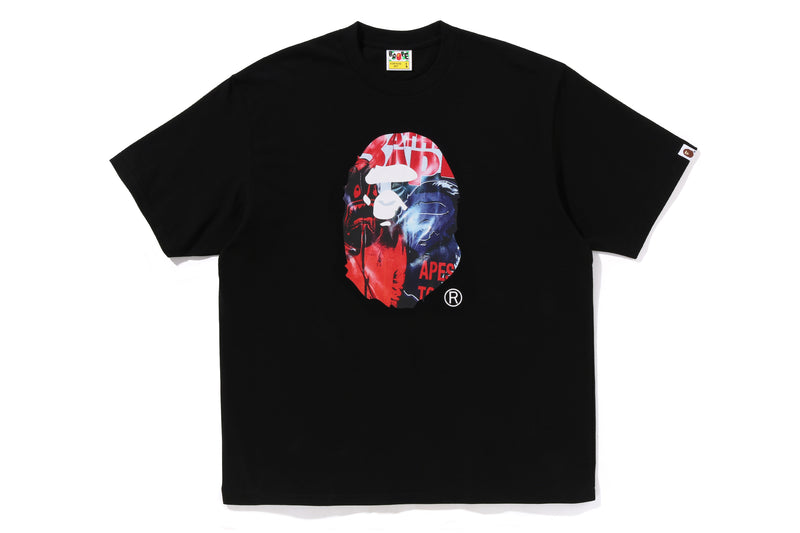 PHOTO PRINT APE HEAD RELAXED FIT TEE