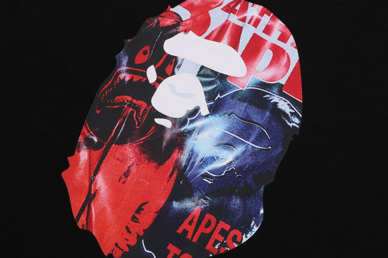 PHOTO PRINT APE HEAD RELAXED FIT TEE