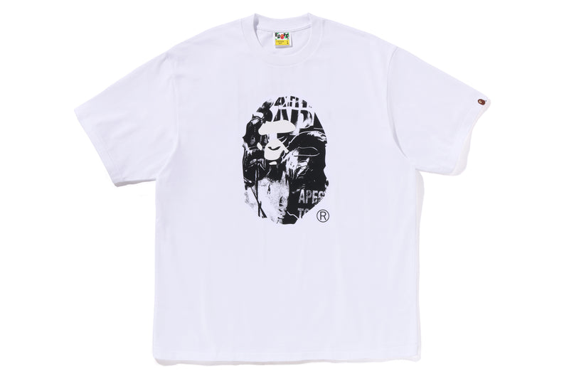 PHOTO PRINT APE HEAD RELAXED FIT TEE