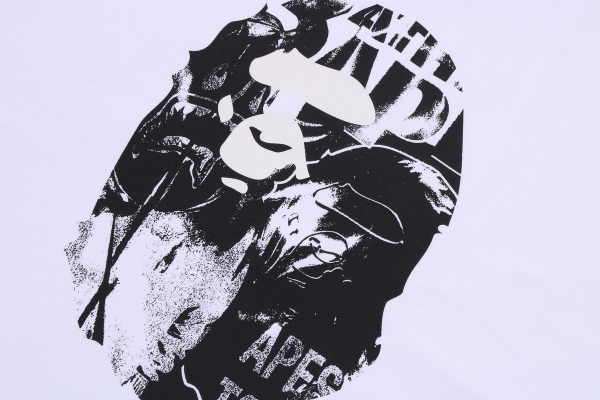 PHOTO PRINT APE HEAD RELAXED FIT TEE
