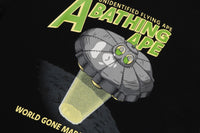 APE HEAD UFO ON MOON TEE