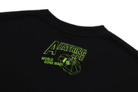 APE HEAD UFO ON MOON TEE