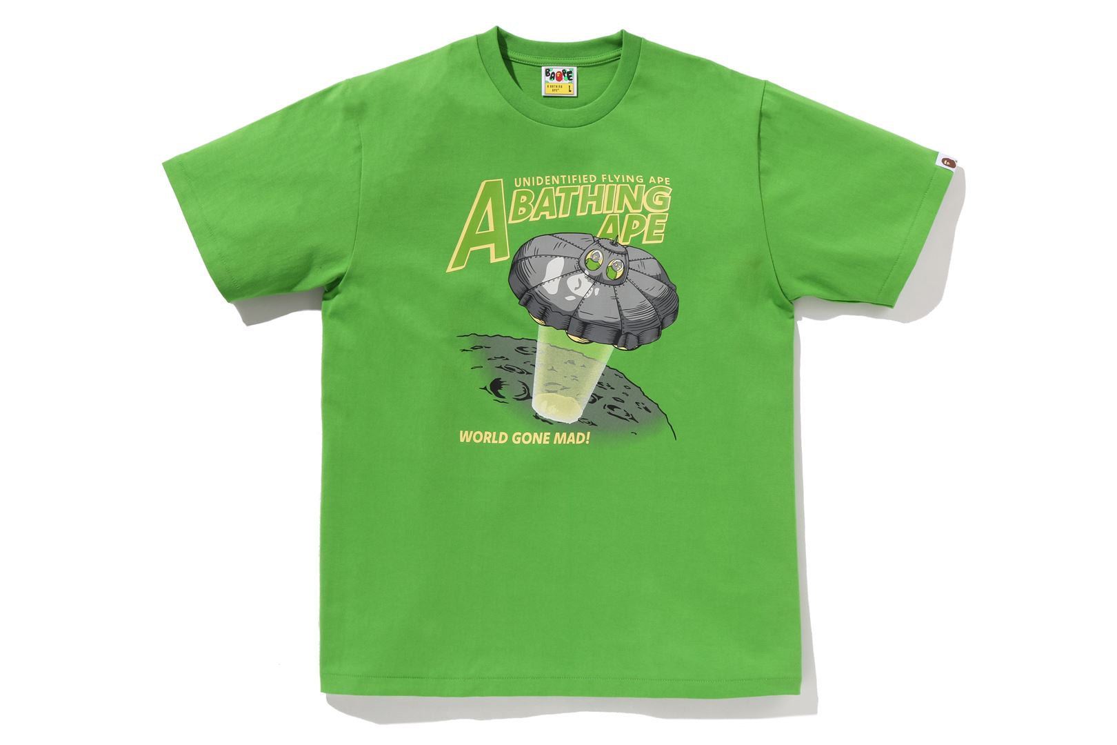 A BATHING APE® Ape Head Ufo on Moon Tee | Bape official website