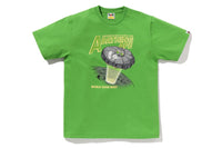 APE HEAD UFO ON MOON TEE
