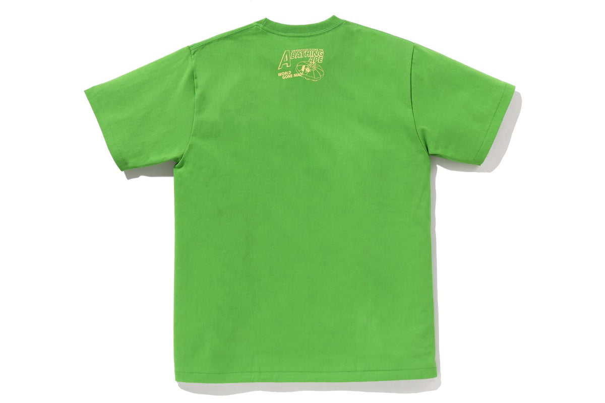 APE HEAD UFO ON MOON TEE