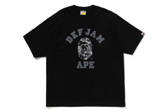 BAPE X DEF JAM CAMO COLLEGE RELAXED FIT TEE
