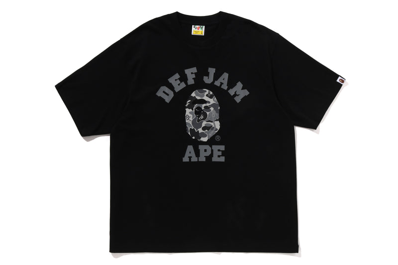 BAPE X DEF JAM CAMO COLLEGE RELAXED FIT TEE