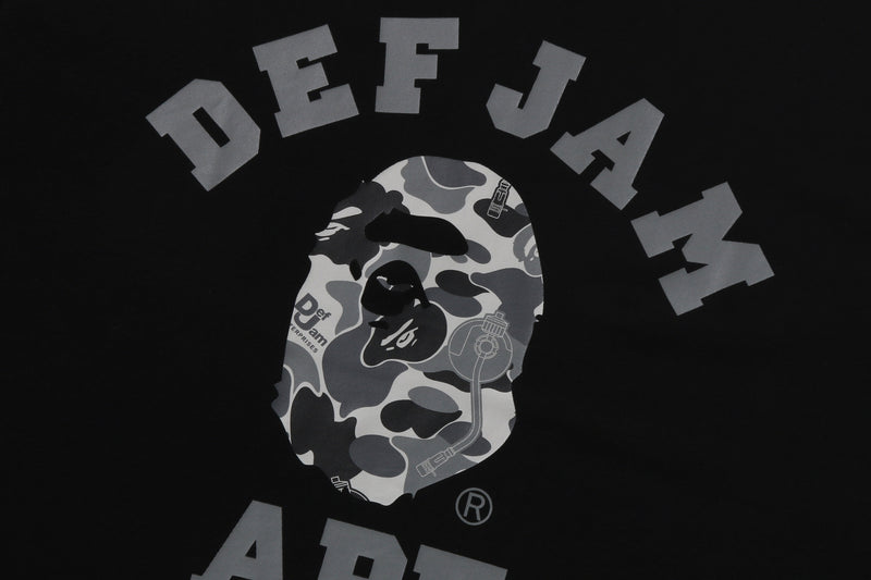BAPE X DEF JAM CAMO COLLEGE RELAXED FIT TEE