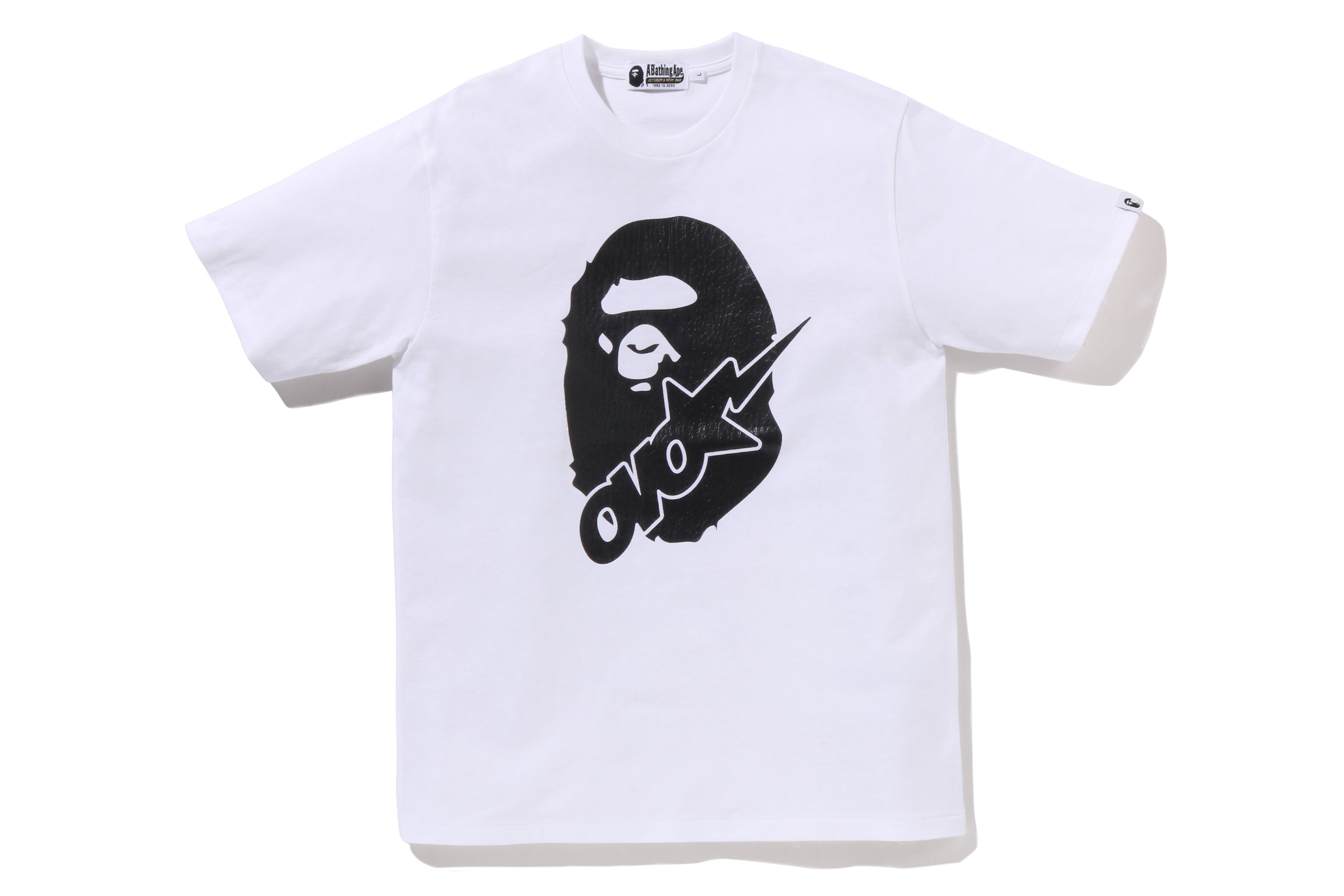 A BATHING APE® BAPE X OVO OVO STA Crocodile Print Tee | Bape