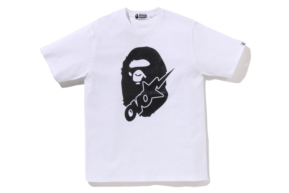 BAPE X OVO OVO STA CROCODILE PRINT TEE
