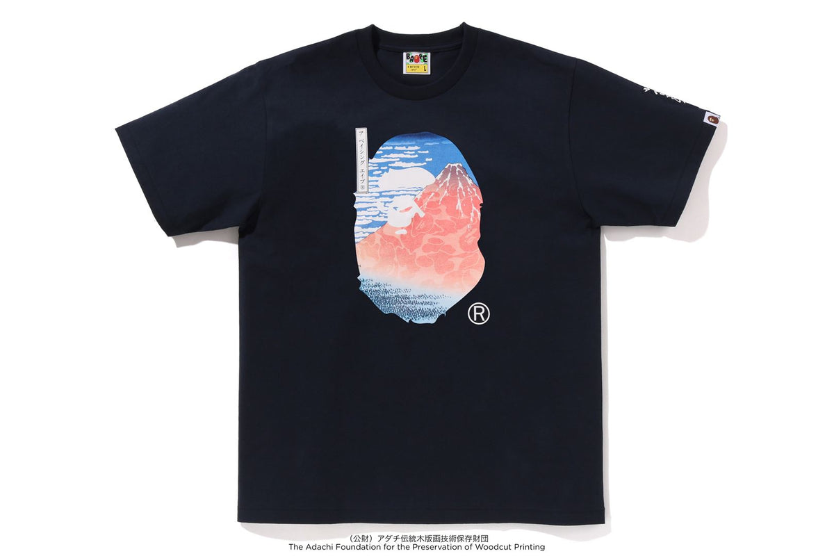 BAPE X UKIYO-E - APE HEAD TEE #2