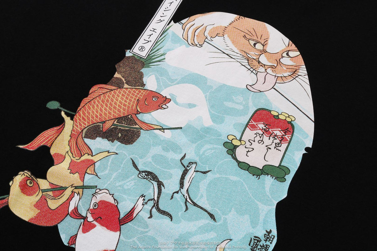 BAPE X UKIYO-E - APE HEAD TEE #4