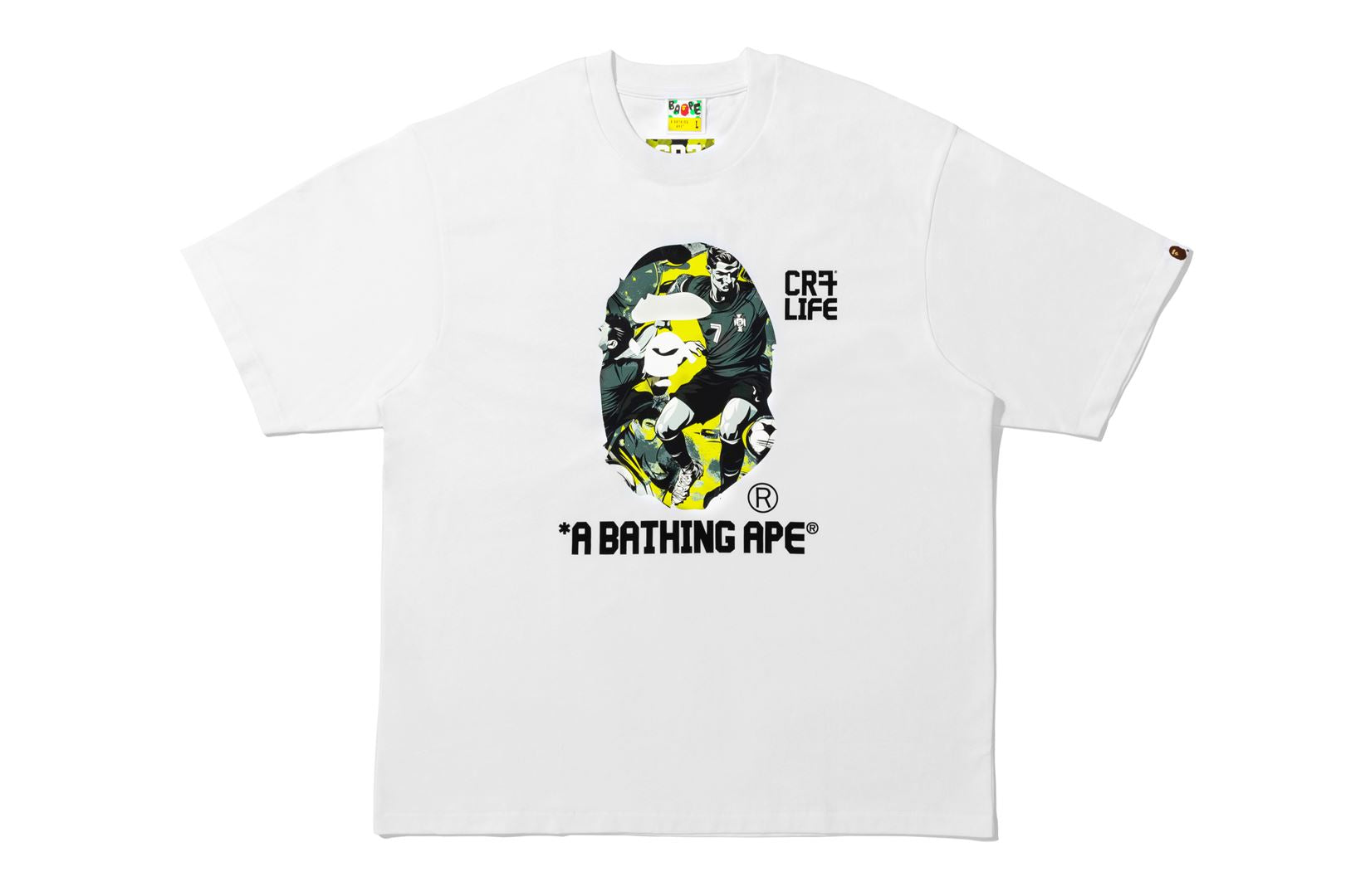A BATHING APE® BAPE X CR7 Life Graphic A Bathing Ape Relaxed Fit