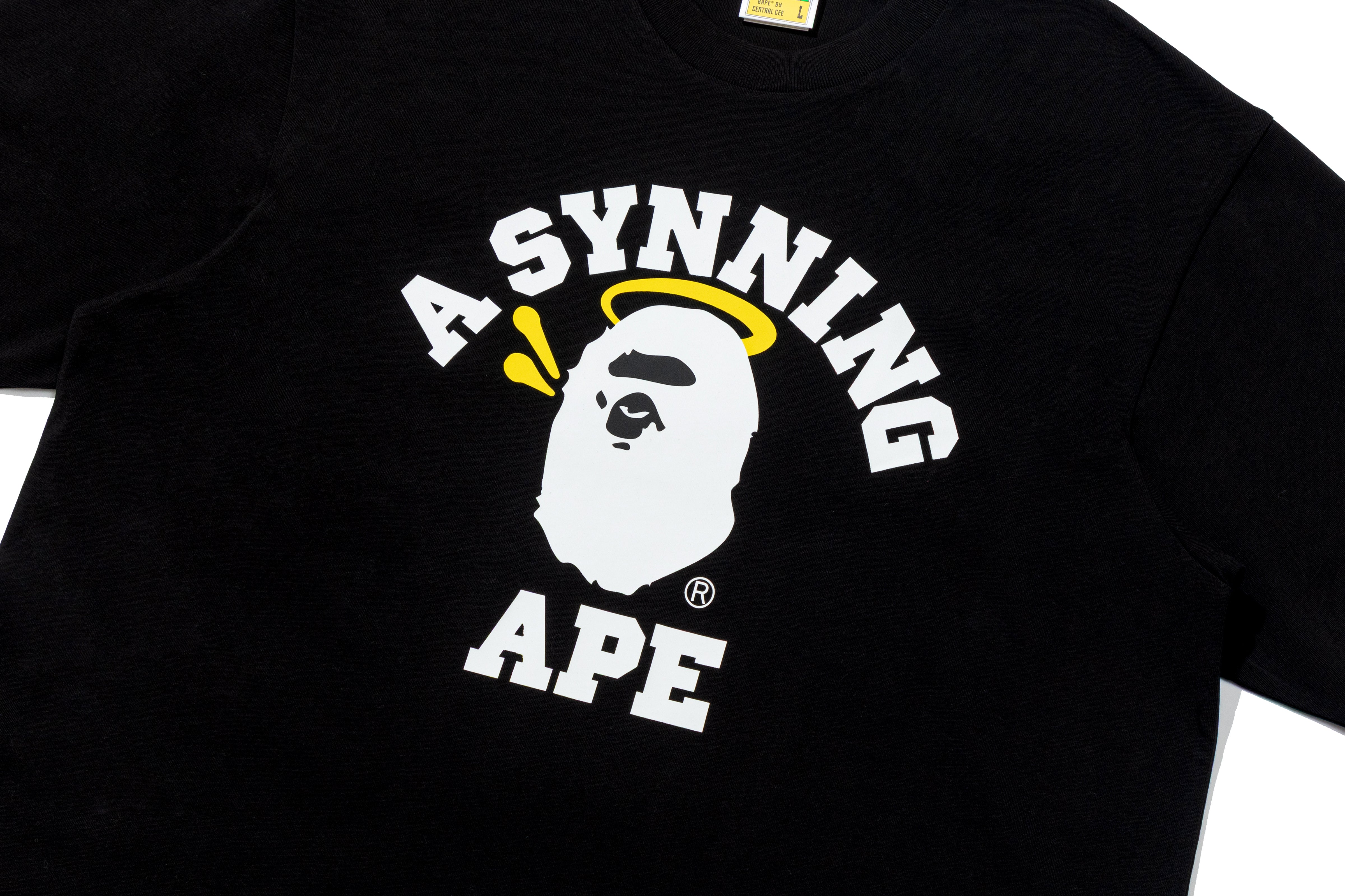A BATHING APE® BAPE X Spotify X SYNA By Central Cee College Tee
