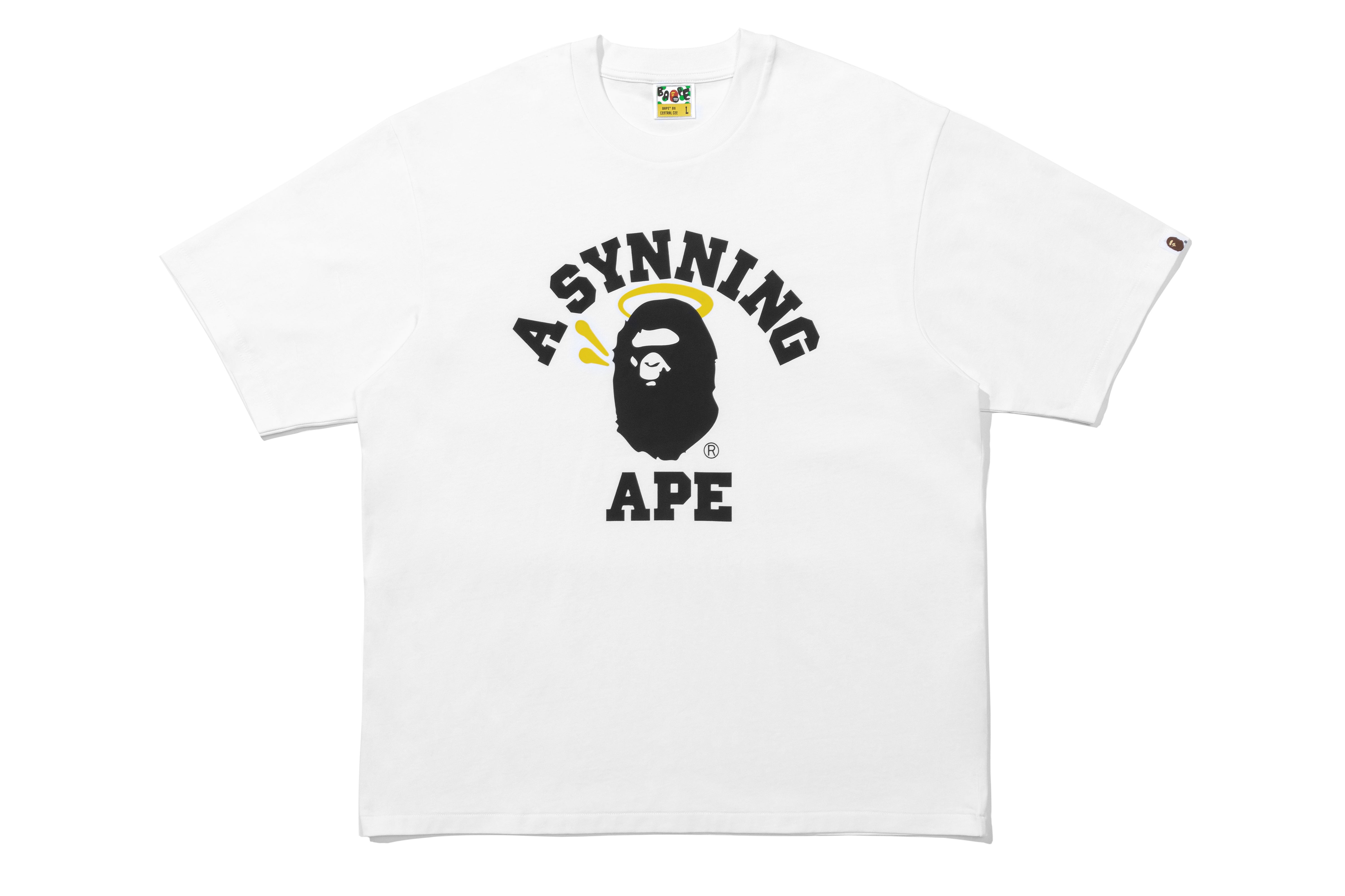 A BATHING APE® BAPE X Spotify X SYNA By Central Cee College Tee