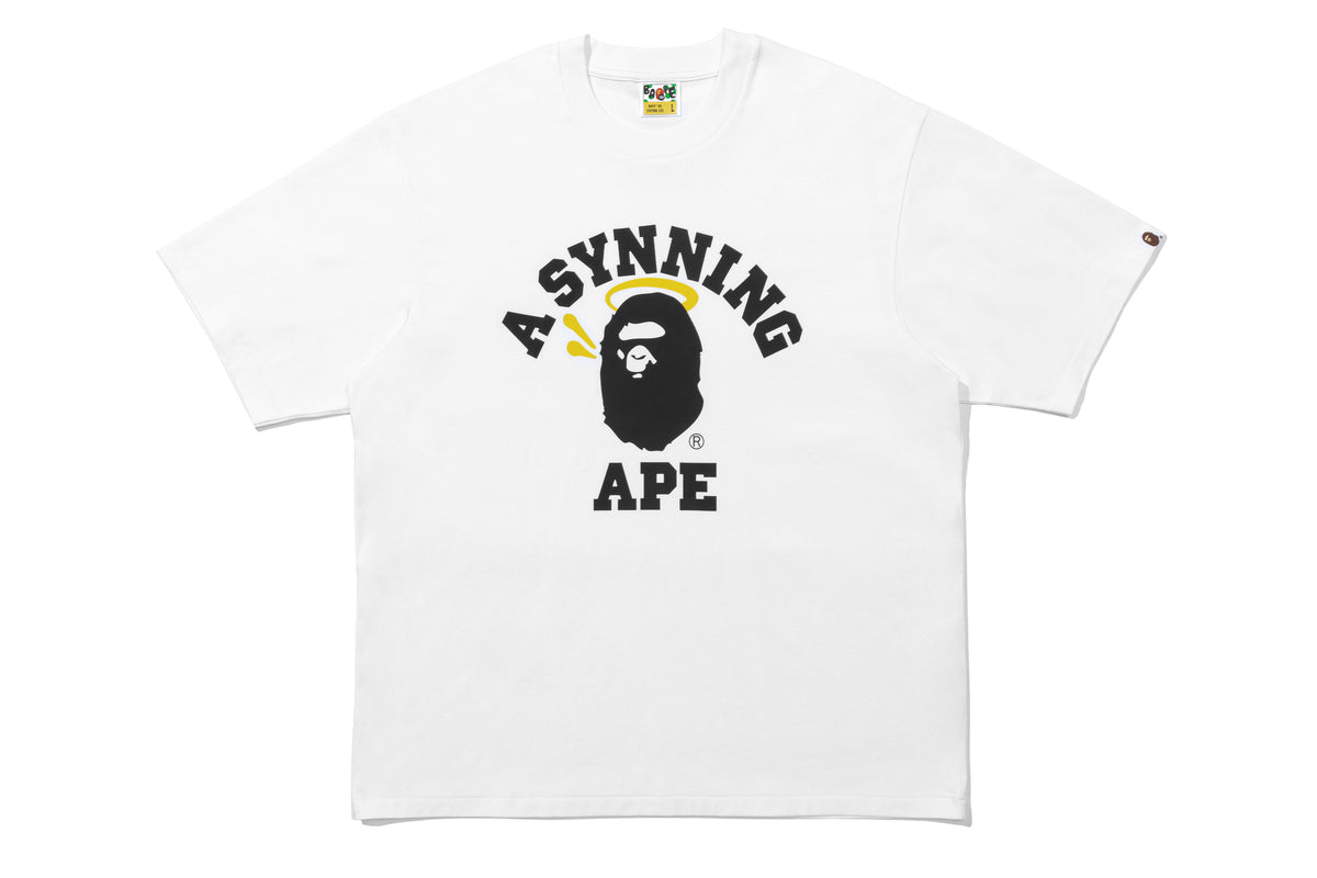 BAPE X SPOTIFY BY CENTRAL CEE COLLEGE RELAXED FIT TEE