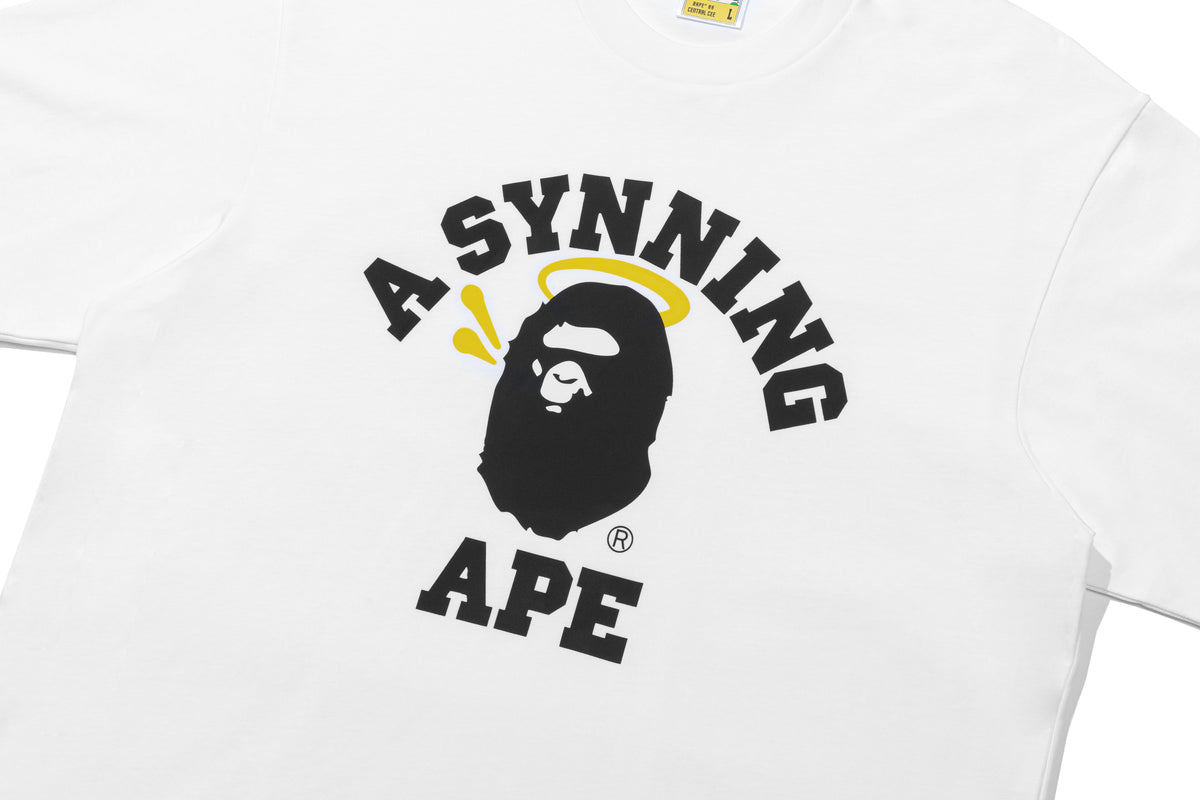 BAPE X SPOTIFY BY CENTRAL CEE COLLEGE RELAXED FIT TEE