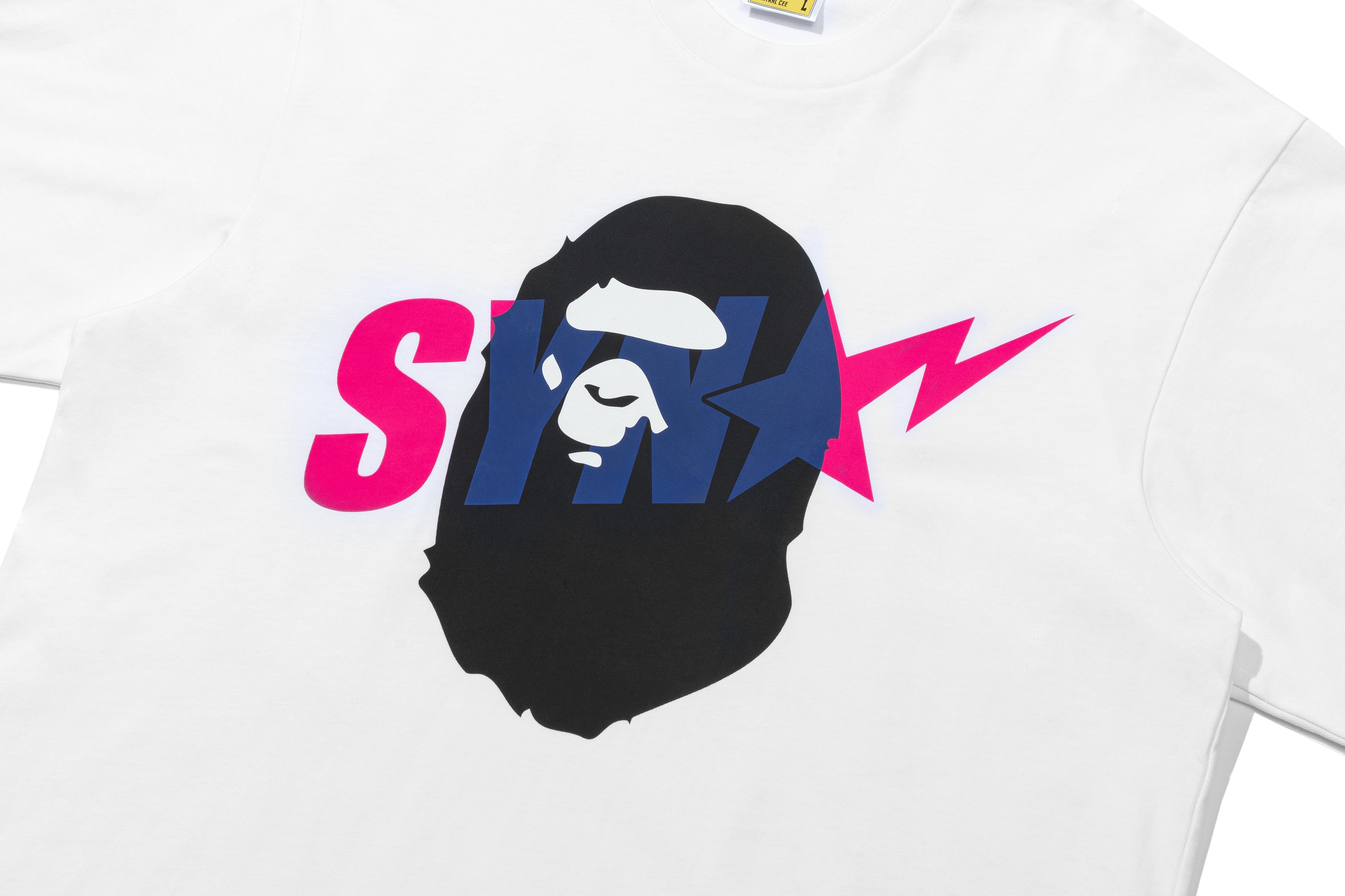 A BATHING APE® BAPE X Spotify X SYNA By Central Cee Ape Head Tee