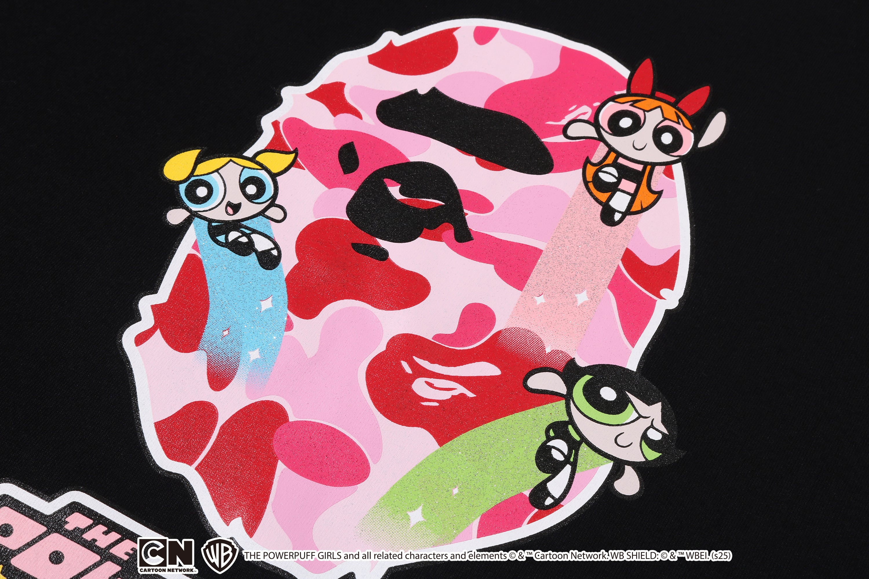 A BATHING APE® BAPE X The Powerpuff Girls Ape Head Tee | Bape