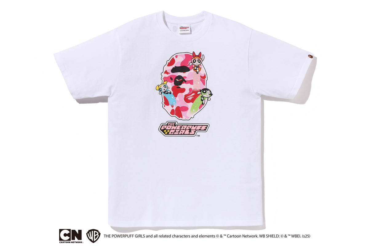 BAPE X THE POWERPUFF GIRLS APE HEAD TEE