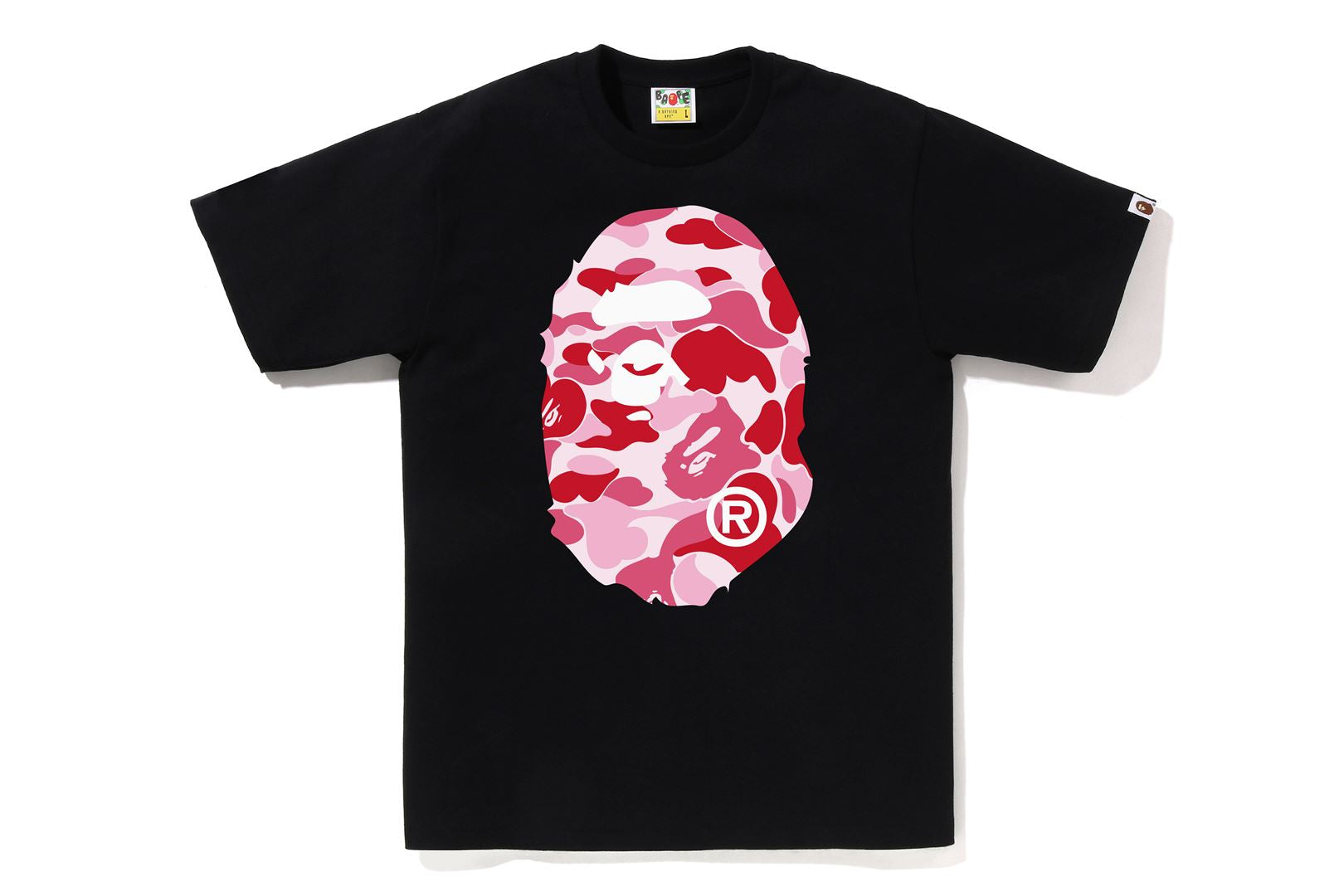 A BATHING APE® Abc Camo Big Ape Head Tee | Bape official website