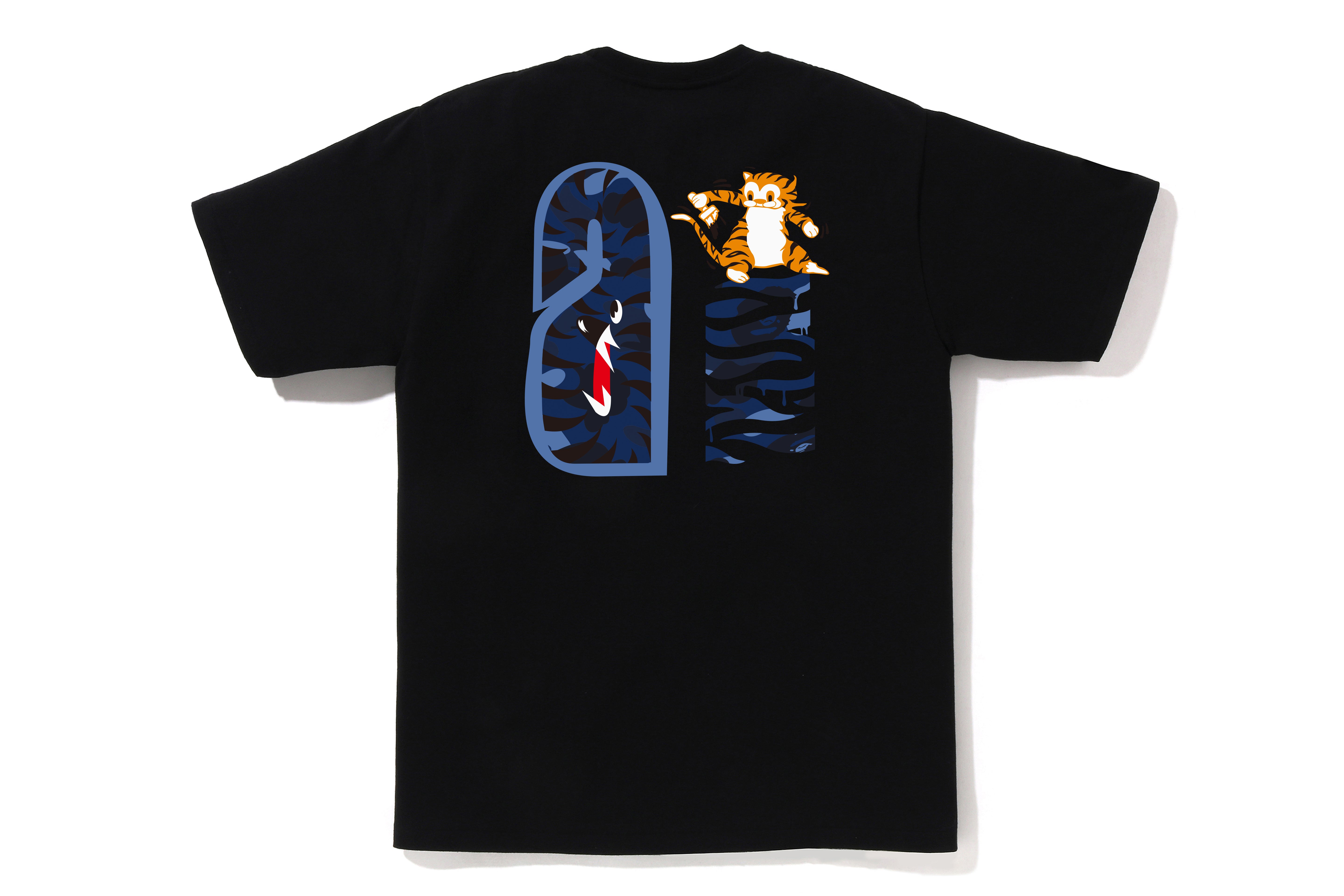 A BATHING APE® Color Camo Tiger Shark Tee | Bape official website
