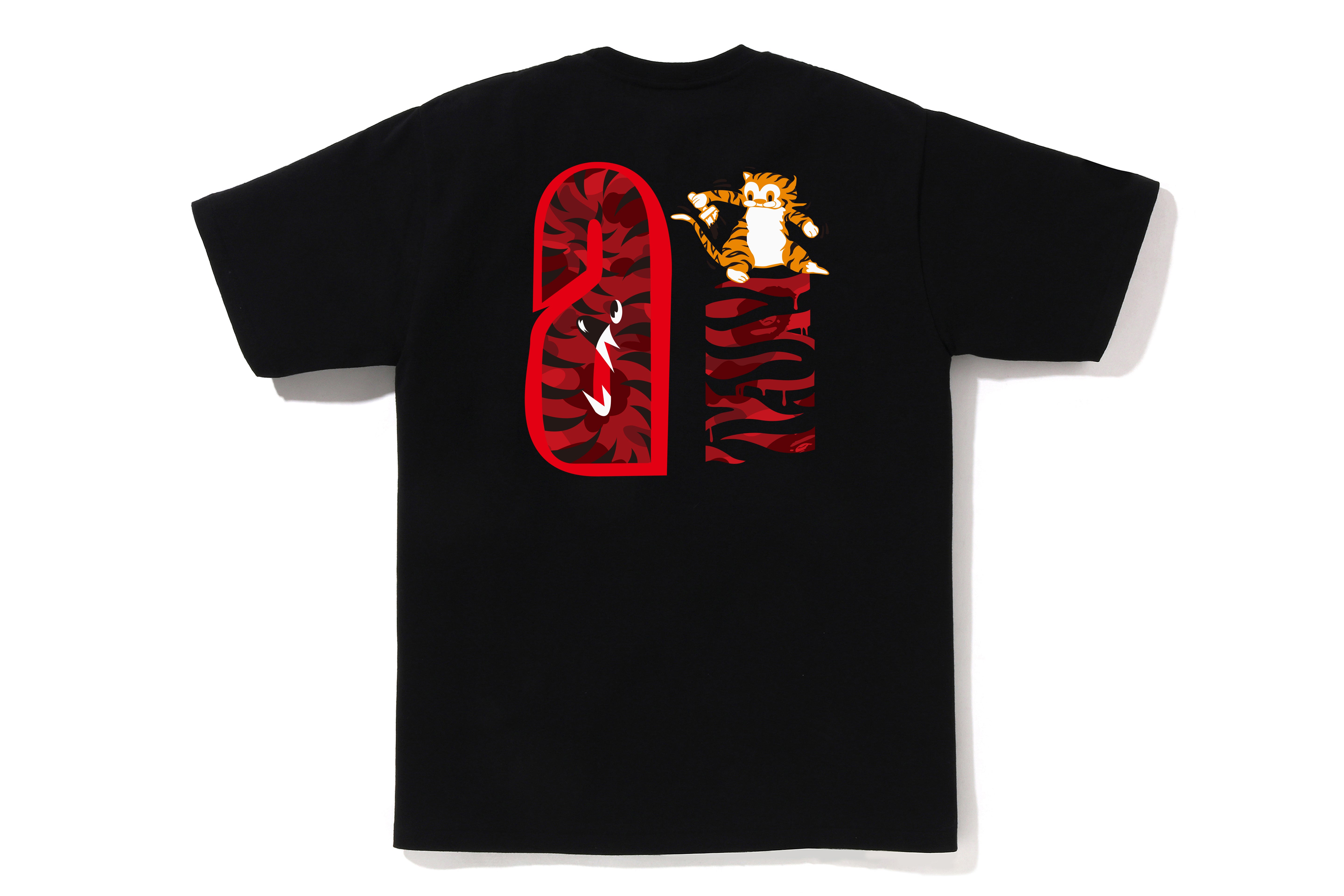 A BATHING APE® Color Camo Tiger Shark Tee | Bape official website