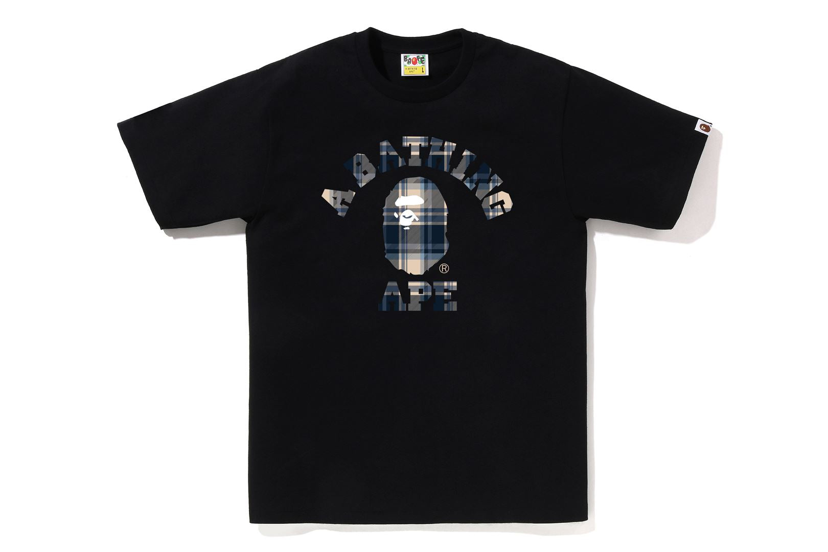 A BATHING APE® BAPE Check College Tee | Bape official website – uk