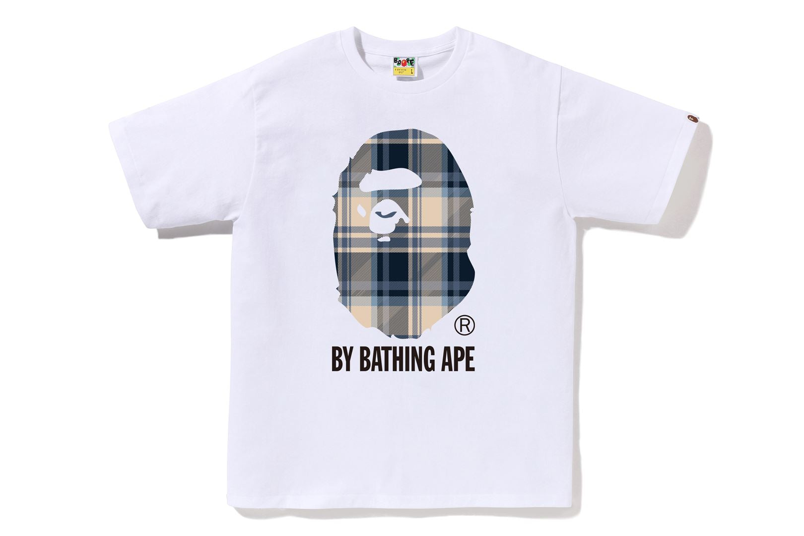 A BATHING APE チェック柄ポロシャツ M A BATHING APE チェック柄ポロシャツ M ap1j80115052bei-2.jpg