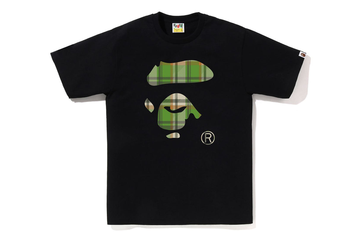 BAPE CHECK APE FACE TEE