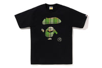 BAPE CHECK APE FACE TEE