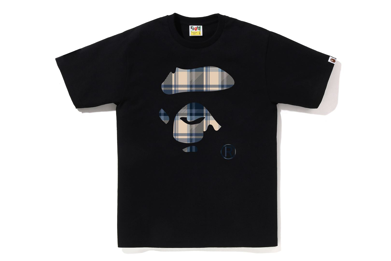 A BATHING APE® BAPE Check Ape Face Tee | Bape official website