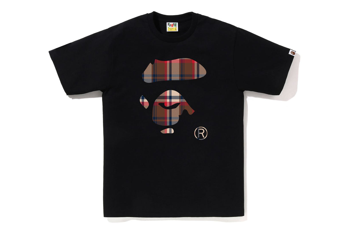BAPE CHECK APE FACE TEE