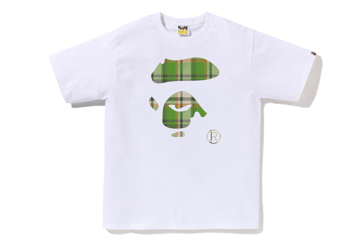 BAPE CHECK APE FACE TEE