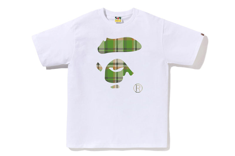 BAPE CHECK APE FACE TEE
